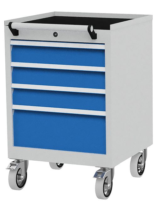 Produktbild Bedrunka+Hirth Mobiler Schubladenschrank R 18-16 4 Schubladen 500 mm Tiefe