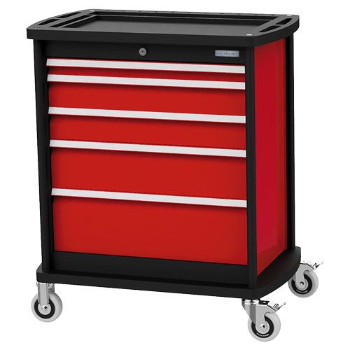 Produktbild Bedrunka+Hirth Mobiler Werkzeugwagen Maxmobile 1 mit 5 Schubladen Breite 780 mm bild 1