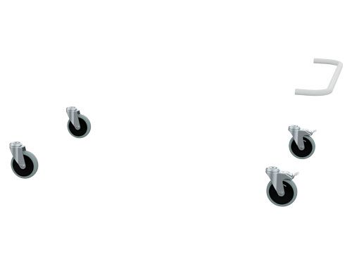 Produktbild Bedrunka+Hirth Mobilzusatz für Werkbänke nicht nachrüstbar 4x Lenkrollen