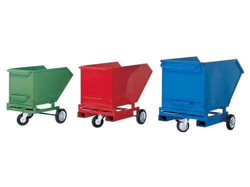 Produktbild Bedrunka+Hirth Muldenkipper ohne Einfahrtaschen 400 Liter 925 x 1330 x 942 mm