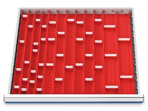 Produktbild Bedrunka+Hirth Muldenplatten Set 56 teilig R 24-24 BxTxH: 600 x 600 x 30 mm