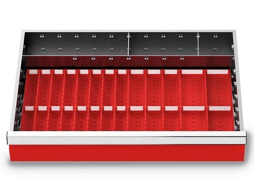 Produktbild Bedrunka+Hirth Muldenplatten Set 37 teilig R 24-16 Blendenhöhe 75 mm BxTxH 600 x 400 x 55 mm