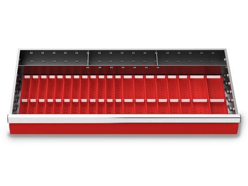 Produktbild Bedrunka+Hirth Muldenplatten Set 47 teilig R 36-16 Blendenhöhe 75 mm BxTxH 900 x 400 x 55 mm