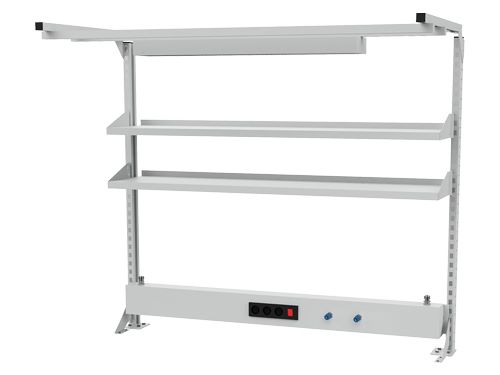 Produktbild Bedrunka+Hirth Multiwand Aufbau 1 x Energiekanal 2 x Fachboden 1500 x 1250 mm