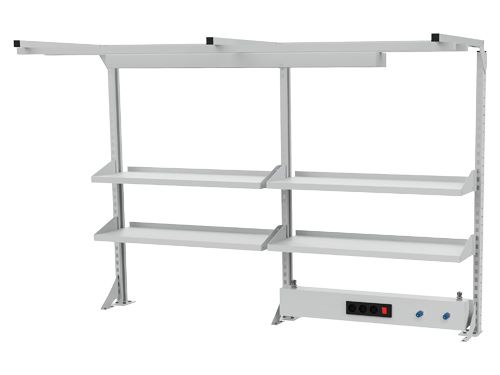 Produktbild Bedrunka+Hirth Multiwand Aufbau mit Druckluftanschluss 2000 x 1250 mm