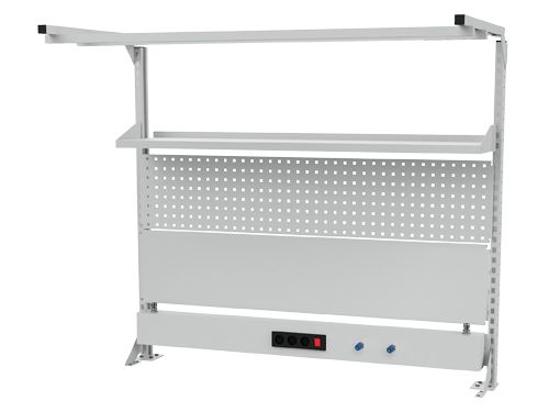 Produktbild Bedrunka+Hirth Multiwand Aufbau Energiekanal und Lochwand 1500 x 1250 mm