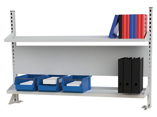 Produktbild Bedrunka+Hirth Multiwand Aufbau Magnetwand 2 Fachboden 2 Tragsäulen H 1250 mm