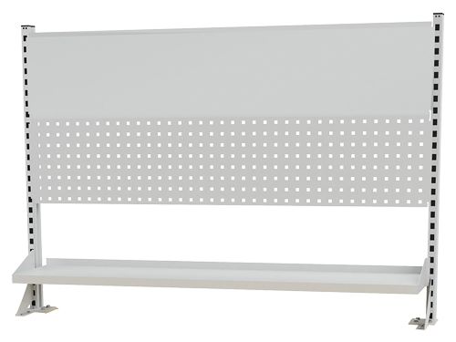 Produktbild Bedrunka+Hirth Multiwand Aufbau 1 Lochwand 1 Fachboden 1500 x 1250 mm