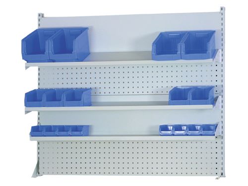 Produktbild Bedrunka+Hirth Multiwand Aufbau 2 Magnetwände 2 Lochwände 1500 x 1250 mm