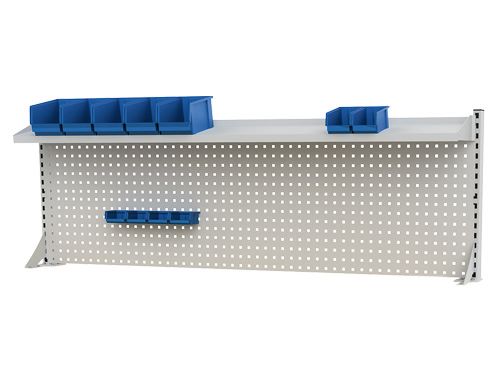 Produktbild Bedrunka+Hirth Multiwand Aufbau 2 Tragsäulen und neigbarer Fachboden 2000 x 650 mm bild 1