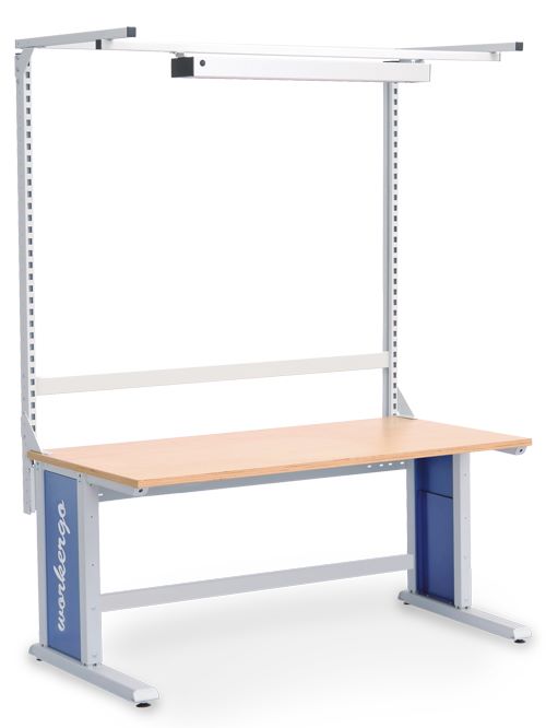 Produktbild Bedrunka+Hirth Multiwand Aufbau workergo 3 Tragsäulen Stahlblech 2000 x 750 x 1250 mm