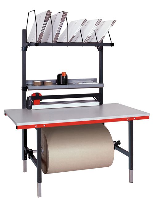 Produktbild Bedrunka+Hirth Pack und Arbeitstischkombination höhenverstellbar 1600 x 800 mm