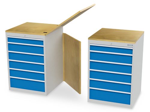 Produktbild Bedrunka+Hirth Pendeltür für Schubladenschränke einflügelig 705 x 25 x 1019