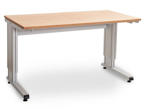 Produktbild Bedrunka+Hirth Arbeitstisch Powerline C Grundgestell mit Arbeitsplatte 1250 x 750 mm