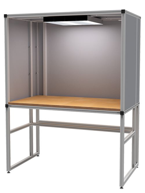 Produktbild Bedrunka+Hirth Prüfplatz Arbeitsplatzsystem 1250 x 840 x 1950 mm