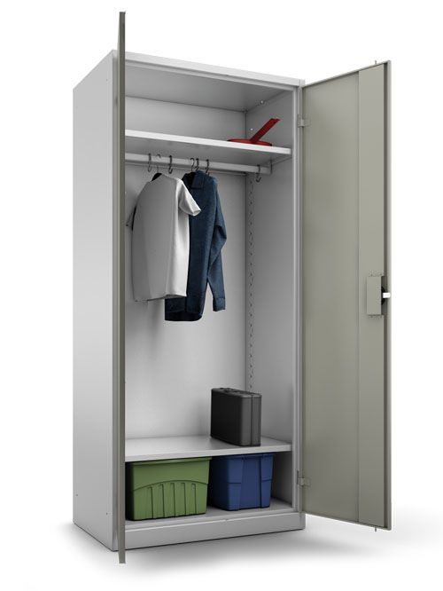 Produktbild Bedrunka+Hirth Material und Kleiderschrank mit Hutboden 900 x 400 x 1950 mm