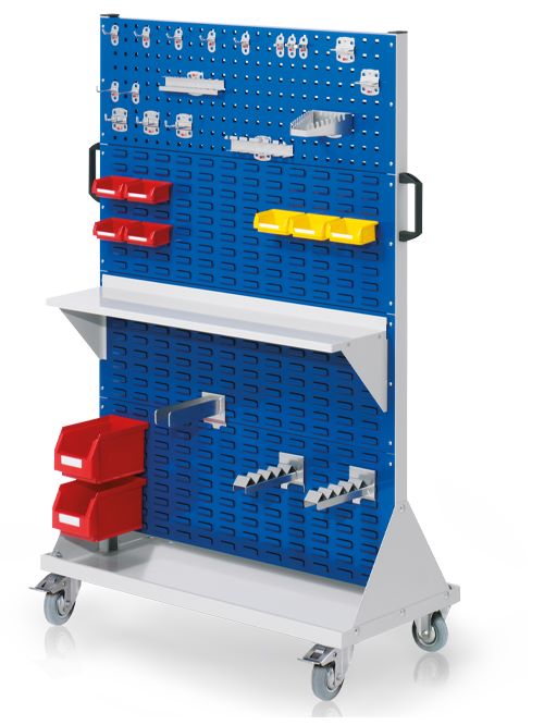 Produktbild Bedrunka+Hirth Rollwagen Raster Mobil Größe 4 Maße 1000 x 500 x 1580 mm