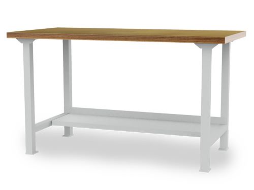 Produktbild Bedrunka+Hirth Reihenwerkbank 2000 x 750 x 859 mm mit Ablageboden RAL 7035