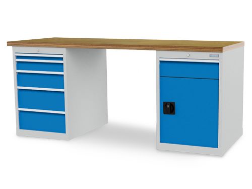 Produktbild Bedrunka+Hirth Reihenwerkbank mit Zentralverriegelung 2000 x 750 x 859 mm