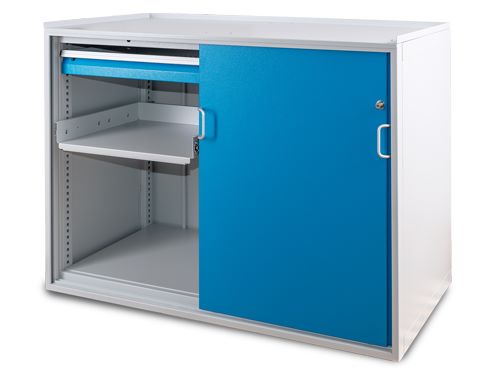 Produktbild Bedrunka+Hirth Schiebetürenschrank R 24-24 Leergehäuse 1410 x 790 x 1044 mm