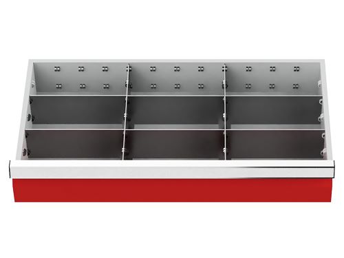 Produktbild Bedrunka+Hirth Schublade BxTxH 600 x 300 x 75 mm mit Schienen R 24-12 Blendenhöhe 75 mm