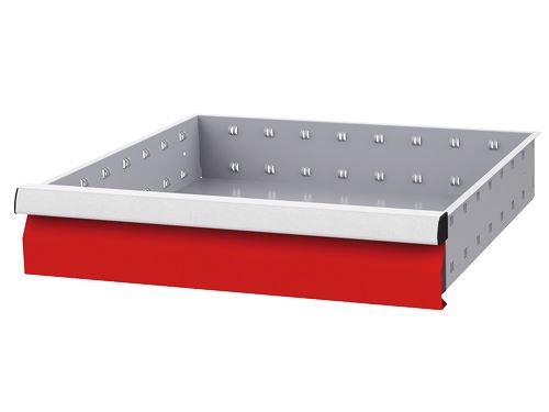 Produktbild Bedrunka+Hirth Schublade 450 x 400 x 100 mm mit Schienen R 18-16 Blendenhöhe 100 mm RAL 5012
