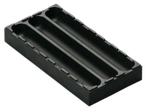 Produktbild Bedrunka+Hirth Schubladeneinteilung Aqurado 3 muldig Grundbox BxTxH 192 x 96 x 24 mm