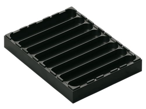 Produktbild Bedrunka+Hirth Schubladeneinteilung Aqurado 8 muldig Grundbox BxTxH 144 x 192 x 24 mm