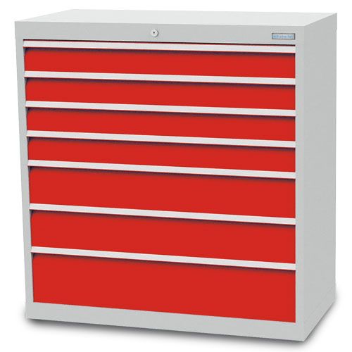 Produktbild Bedrunka+Hirth Schubladenschrank Breite 980 mm 7 Schubladen 500 x 1019 mm