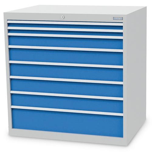 Produktbild Bedrunka+Hirth Schubladenschrank Stahlblechkonstruktion 8 fach 1005 x 736 x 1019 mm