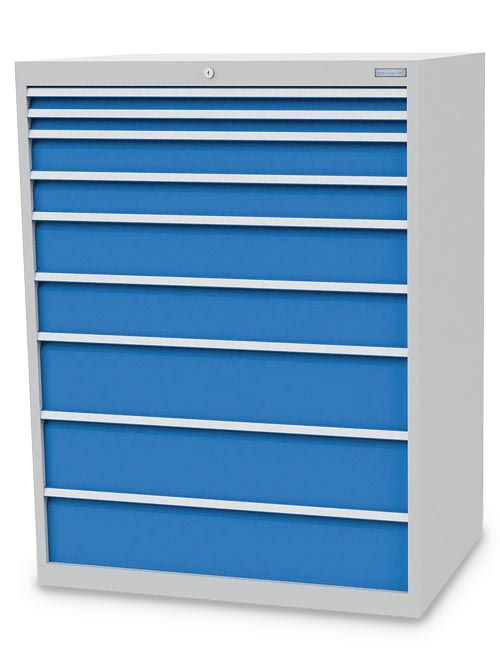 Produktbild Bedrunka+Hirth Schubladenschrank 9 fach mit Raster 36-24 1005 x 736 x 1319 mm