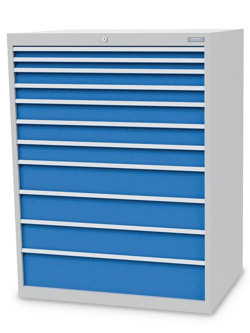 Produktbild Bedrunka+Hirth Schubladenschrank mit 11 Schubladen und Zylinderschloss 1005 x 736 x 1319 mm