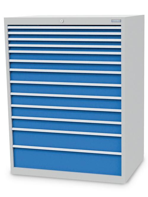 Produktbild Bedrunka+Hirth Schubladenschrank 13 fach mit Verriegelung 1005 x 736 x 1319 mm