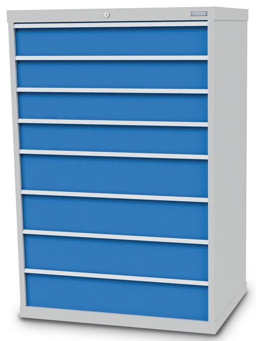 Produktbild Bedrunka+Hirth Schubladenschrank 8 fach mit Verriegelung 1005 x 736 x 1519 mm