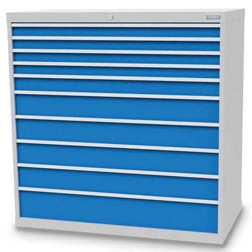 Produktbild Bedrunka+Hirth Schubladenschrank 10 Schubladen mit Einzelverriegelung 1305 x 736 x 1319 mm