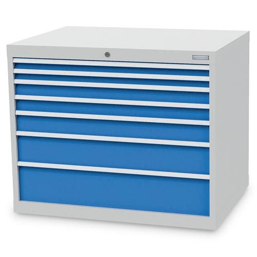 Produktbild Bedrunka+Hirth Schubladenschrank 7 fach mit Einzelauszugssperre 1005 x 736 x 819 mm