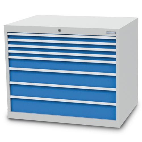 Produktbild Bedrunka+Hirth Schubladenschrank 8 Schubladen jeweils 70 kg Last 1005 x 736 x 819 mm