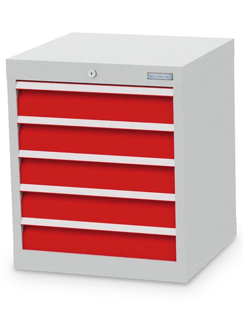 Produktbild Bedrunka+Hirth Schubladenschrank schmale Schubladen Gesamtmaße 530 x 500 x 619 mm