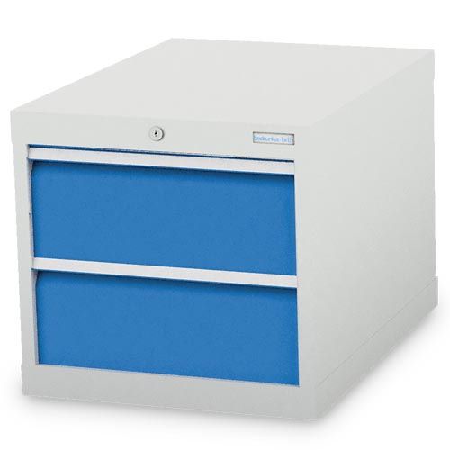 Produktbild Bedrunka+Hirth Schubladenschrank klein mit 2 Schubladen 555 x 736 x 519 mm