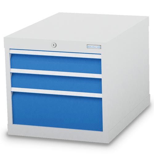 Produktbild Bedrunka+Hirth Schubladenschrank sehr klein 3 Schubladen 555 x 736 x 519 mm