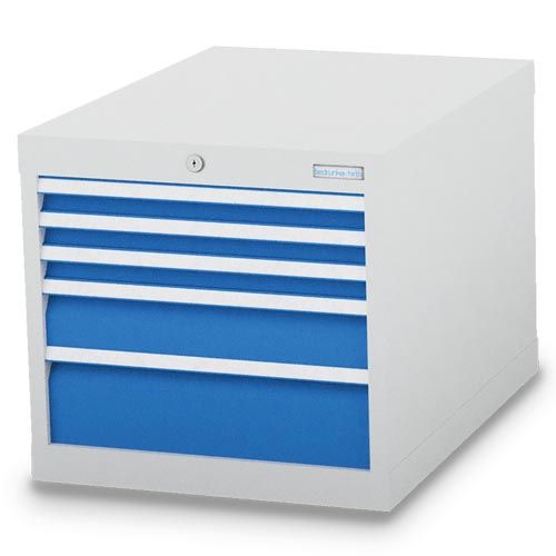 Produktbild Bedrunka+Hirth Schubladenschrank 5 fach verschiedene Schubladen 555 x 736 x 519 mm