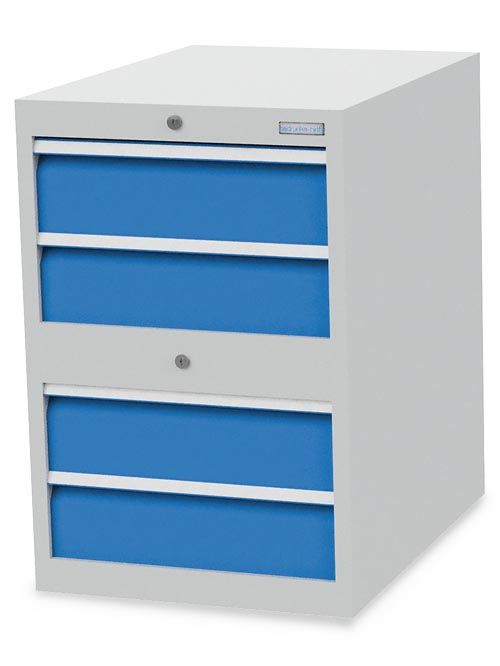 Produktbild Bedrunka+Hirth Schubladenschrank 4 fach Schubladenblock 555 x 736 x 819 mm bild 1