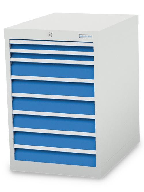 Produktbild Bedrunka+Hirth Schubladenschrank Schubladenanzahl 8 Maße 555 x 736 x 819 mm