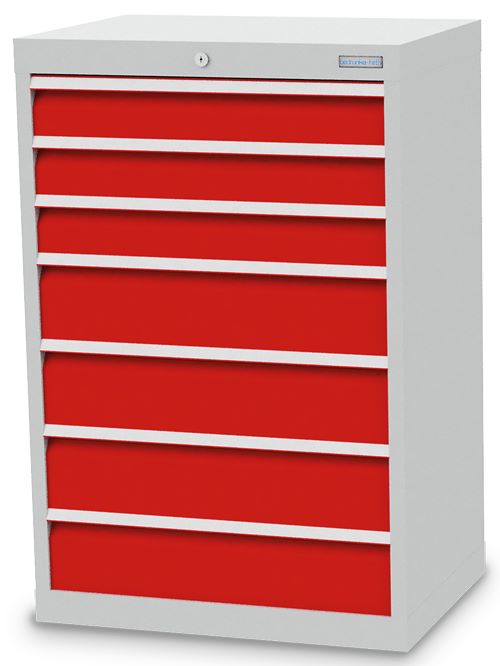 Produktbild Bedrunka+Hirth Schubladenschrank 7 fach Höhe 1019 mm 680 x 500 mm