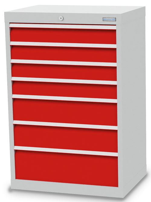 Produktbild Bedrunka+Hirth Schubladenschrank Tiefe 500 mm 7 fach 680 x 1019 mm