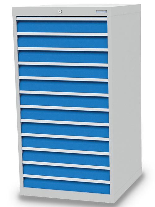Produktbild Bedrunka+Hirth Schubladenschrank mit Zentralverriegelung und 12 Schubladen 1319 mm