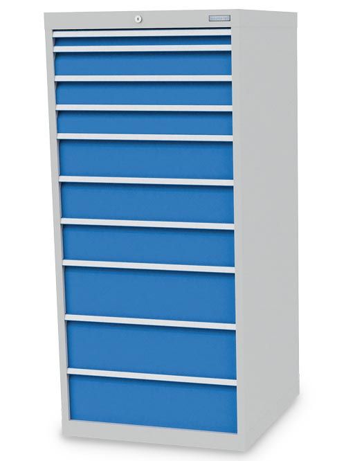 Produktbild Bedrunka+Hirth Schubladenschrank R 24-24 10 Schubladen 705 x 736 x 1519 mm