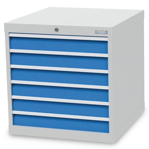 Produktbild Bedrunka+Hirth Schubladenschrank 6 Schubladen mit 40 mm dicker Platte 705 x 736 x 719 mm bild 1