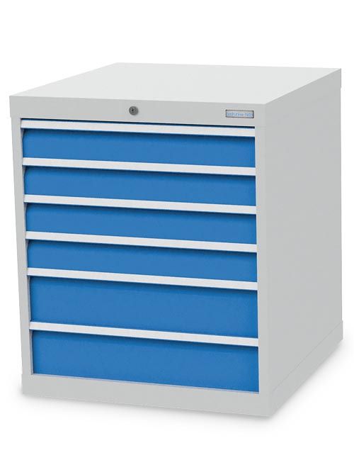 Produktbild Bedrunka+Hirth Schubladenschrank 6 fach Stahlkonstruktion 705 x 736 x 819 mm bild 1