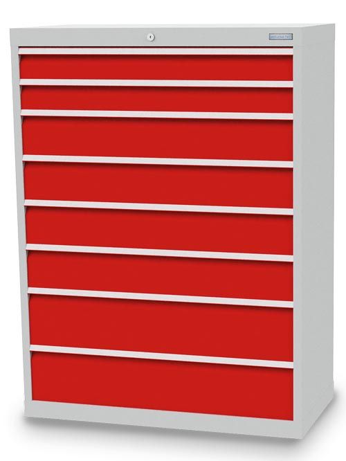 Produktbild Bedrunka+Hirth Schubladenschrank mit 8 gleichgroßen Schubladen 980 x 500 x 1319 mm bild 1